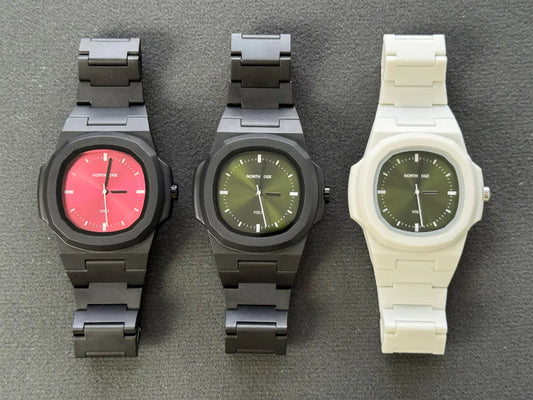 North Edge VOLT Green-Schwarz Herren-Sportuhr | Quarzwerk, leicht und wasserdicht