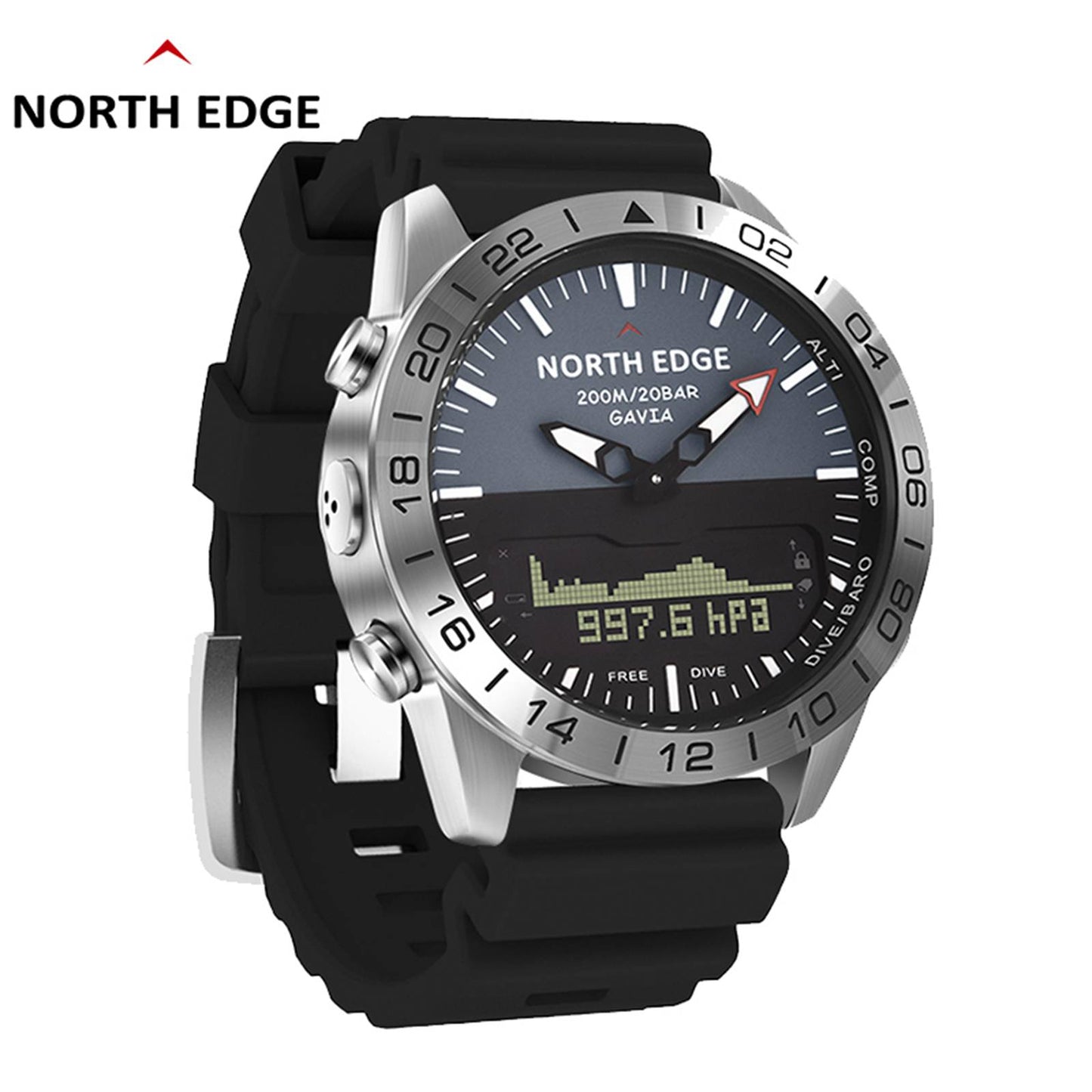 Armband North Edge GAVIA/ PHOTON Schwarz