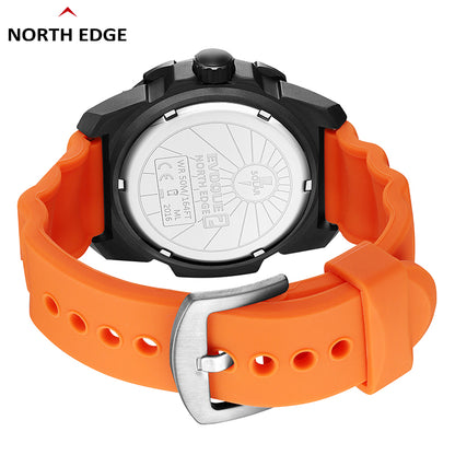 North Edge EVOQUE 2 Herren-Outdoor-Sportuhr – Solarbetrieben · Leuchtend · Wasserdicht