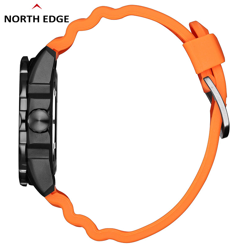 North Edge EVOQUE 2 Herren-Outdoor-Sportuhr – Solarbetrieben · Leuchtend · Wasserdicht