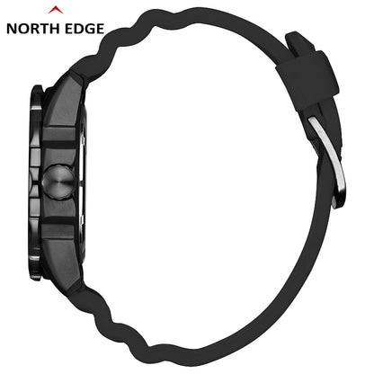 North Edge EVOQUE 2 Herren-Outdoor-Sportuhr – Solarbetrieben · Leuchtend · Wasserdicht